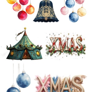 Hartie de orez A4, Artistic Rice Paper - Fantasy  Christmas (G) - accesorii și unelte - hârtie - hârtie decoupage - Artynos.ro