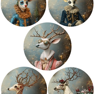 Hartie de orez A4, Artistic Rice Paper - Fantasy Cristmas (5) - Artynos.ro