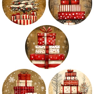 Hartie de orez A4, Artistic Rice Paper - Vintage Christmas (O), Accesorii si unelte, Hartie, Hartie decoupage, Decoupage, transfer si tehnici servetel, ARTYNOS