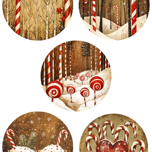 Hartie de orez A4, Artistic Rice Paper - Vintage Christmas (P), Accesorii si unelte, Hartie, Hartie decoupage, Decoupage, transfer si tehnici servetel, ARTYNOS