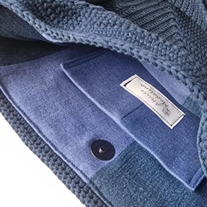 Geanta handmade bleumarin - genți și portofele - genți de mână și umăr - geantă casual - Artynos.ro