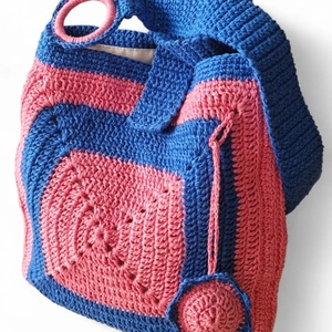 Geanta handmade crosetata - genți și portofele - genți de mână și umăr - geantă casual - Artynos.ro