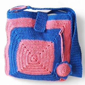 Geanta handmade crosetata - genți și portofele - genți de mână și umăr - geantă casual - Artynos.ro