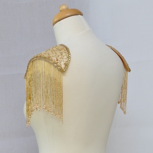 Epoleti aurii accesorii rochii de gala femei - îmbrăcăminte și modă - haine damă - rochii elegante - Artynos.ro