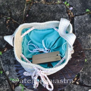 Geanta handmade motive geometrice linii puncte morse  - geantă și husă - genți de umăr și genți de mână - genți de umăr - Artynos.ro