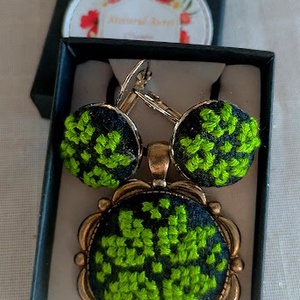 Set bijuterii cu motive tradiționale, Bijuterii, Seturi de bijuterii, Broderie, ARTYNOS