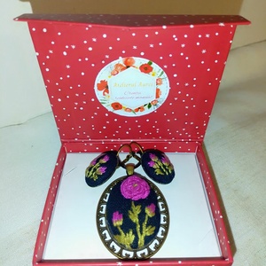 Set bijuterii cu broderie manuala, Bijuterii, Seturi de bijuterii, , ARTYNOS