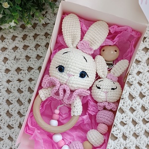 Set cadou bebelusi iepurasi - Artynos.ro