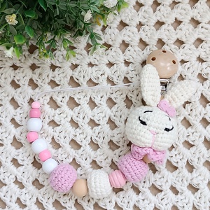 Set cadou bebeluși iepurași - jucării și echipamente pentru copii - jucării bebeluși - zurgălăi - Artynos.ro