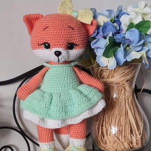 Jucarie crosetata manual vulpita Lilly - Artynos.ro