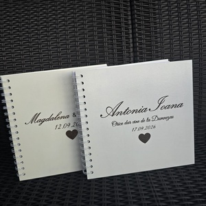 Guestbook personalizat - accesorii nuntă - amintiri și cadouri de nuntă - albume foto de nuntă - Artynos.ro