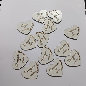Set 10x Placute personalizate pentru handmade si evenimente , Accessorii si unelte, Lemn, Alte produse din lemn, , ARTYNOS