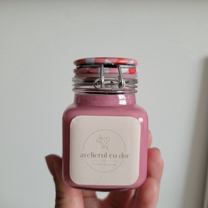 Lumanare handmade recipient, Casa & Stil de viata, Lumanari, parfumuri, arome, Lumanari artizanale, , Ceara soia certificata
7cm inaltime
Parfum de bujori, ARTYNOS
