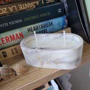 Lumanare artizanala de soia in recipient ceramic - casă & stil de viață - lumânări, parfumuri, arome - lumânări artizanale - Artynos.ro