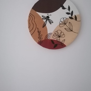 pânză brodată manual - natura  - casă & stil de viață - accesorii pentru decorat casa - decorațiuni de pereți, decorațiuni suspendate - decorațiuni perete, macramé - Artynos.ro