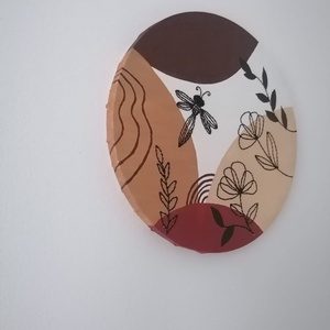 pânză brodată manual - natura  - casă & stil de viață - accesorii pentru decorat casa - decorațiuni de pereți, decorațiuni suspendate - decorațiuni perete, macramé - Artynos.ro