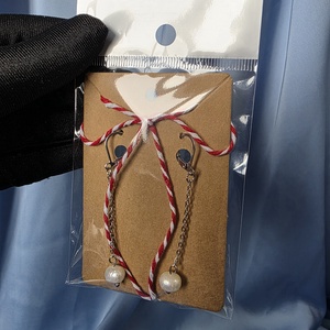 Martisor cercei din otel inoxidabil si perla de cultura , Bijuterii, Martisor, Confectionarea bijuteriilor, ARTYNOS