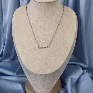 Lant din otel inoxidabil si perle de cultura  - Artynos.ro