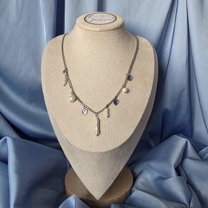 Colier din otel inoxidabil si perle de cultura , Bijuterii, Coliere, Coliere cu pandative, Altele, Confectionarea bijuteriilor, ARTYNOS