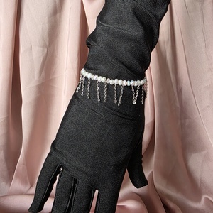 Brățară din perle de cultura si oțel inoxidabil  - bijuterii - brățări - brățări din perle - Artynos.ro