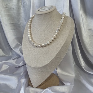 Colier din perle naturale cu accesorii din oțel inoxidabil. - bijuterii - coliere - coliere din perle - Artynos.ro