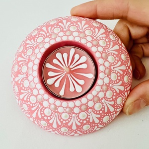 Suport lumanare portelan  Pink Lace - casă & stil de viață - lumânări, parfumuri, arome - suport de lumânări - Artynos.ro