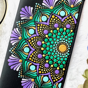 Etui ochelari -Purple Iris - geantă și husă - portofele, huse, suporturi - toc ochelari - Artynos.ro