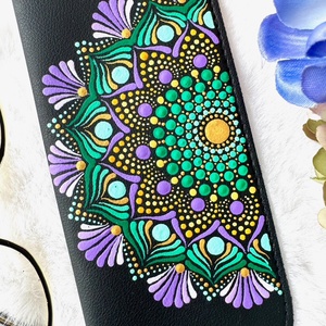 Etui ochelari -Purple Iris - geantă și husă - portofele, huse, suporturi - toc ochelari - Artynos.ro