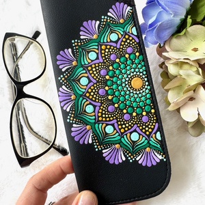 Etui ochelari -Purple Iris - geantă și husă - portofele, huse, suporturi - toc ochelari - Artynos.ro