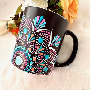 Cana pictata Light Blue  - casă & stil de viață - accesorii pentru echipamente de bucătărie - accesorii de servire - căni - Artynos.ro