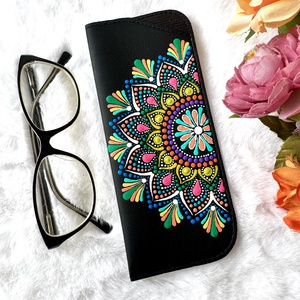 Etui ochelari -Sunset, Geanta si husa, Portofele, huse, suporturi, Toc ochelari, Obiecte pictate, Pictura, ARTYNOS
