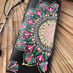 Etui pentru ochelari-pictat manual - Summer vibe - geantă și husă - portofele, huse, suporturi - toc ochelari - Artynos.ro