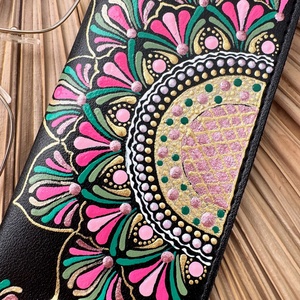 Etui pentru ochelari-pictat manual - Summer vibe - geantă și husă - portofele, huse, suporturi - toc ochelari - Artynos.ro