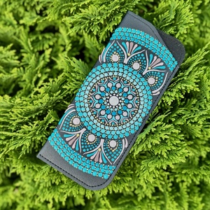 Etui pentru ochelari pictat manual  - Artynos.ro
