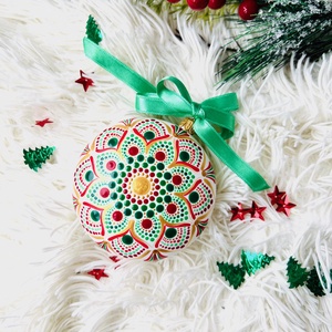 Glob pictat manual - Happy Winter, Craciun, Decoratiuni de Craciun de casa, Globuri de Craciun, Obiecte pictate, Pictura, ARTYNOS