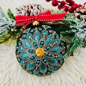 Glob pictat - Green Evening - Artynos.ro