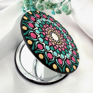 Oglinda Pictata manual - Stil Mandala - baie și frumusețe - accesorii pentru îngrijirea feței - accesorii machiaj - Artynos.ro