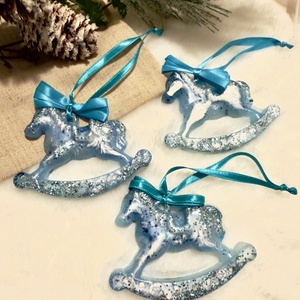 Calut Balansoar din Rasina Albastru Inghetat - Artynos.ro