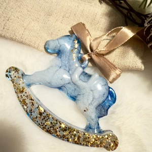 Calut rasina cu Efect de Zapada  Ornament Handmade - Artynos.ro