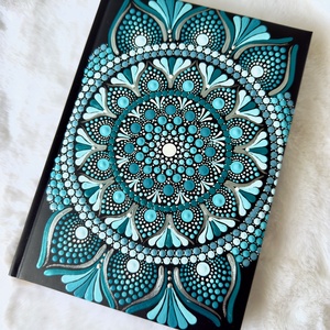 Agenda A5 pictata manual - Blue winter - Artynos.ro