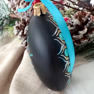 Simfonie de Culori Glob Mandala Handmade - crăciun - decorațiuni de crăciun de casă - globuri de crăciun - Artynos.ro