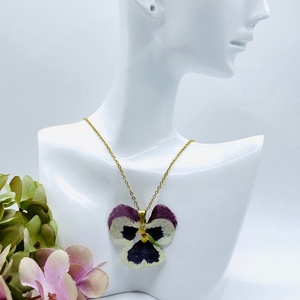 Pandantiv handmade unicat din rasina si flori naturale, Bijuterii, Coliere, Pandative, Confectionarea bijuteriilor, ARTYNOS