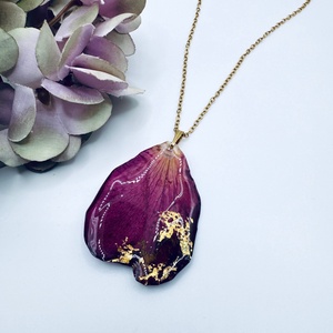 Pandantiv cu Petala de Trandafir Natural in Rasina � Bijuterie Romantica, Bijuterii, Coliere, Pandative, Confectionarea bijuteriilor, ARTYNOS