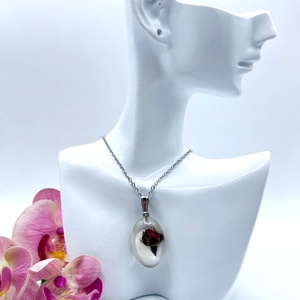 Pandantiv Trandafir Unicat din Rășină � Bijuterie Artistice - bijuterii - coliere - pandative - Artynos.ro