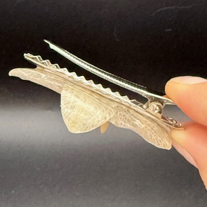 Agrafă de Păr cu Orhidee Naturală Albă � Accesoriu Elegant - îmbrăcăminte și modă - accesorii păr - bandă de păr și agrafe păr - Artynos.ro