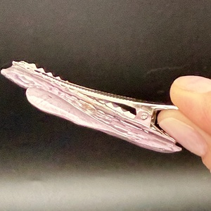 Agrafă de Păr cu Hortensie Naturală Mov � Accesoriu Floral Elegant - îmbrăcăminte și modă - accesorii păr - bandă de păr și agrafe păr - Artynos.ro