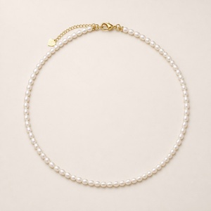 Colier Choker din Perle de cultura Naturale - Colier Elegant pentru Femei - Artynos.ro