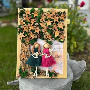 Tablou cadou invatatoare/profesor/educator_scoala - casă & stil de viață - accesorii pentru decorat casa - decorațiuni de pereți, decorațiuni suspendate - decorațiuni perete, macramé - Artynos.ro