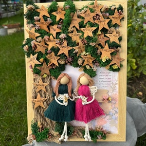 Tablou cadou invatatoare/profesor/educator_scoala - casă & stil de viață - accesorii pentru decorat casa - decorațiuni de pereți, decorațiuni suspendate - decorațiuni perete, macramé - Artynos.ro