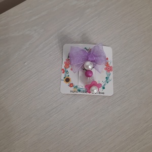 Clama mica cu fundita mov, Îmbrăcăminte și modă, Accesorii păr, Bandă de păr și agrafe păr, Altele, ARTYNOS
